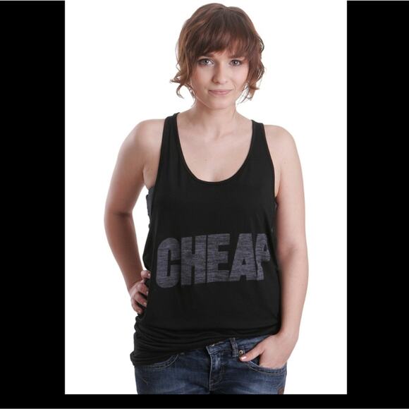 Cheap Monday Shamika Black Oversized Tank size Small - Picture 2 of 11